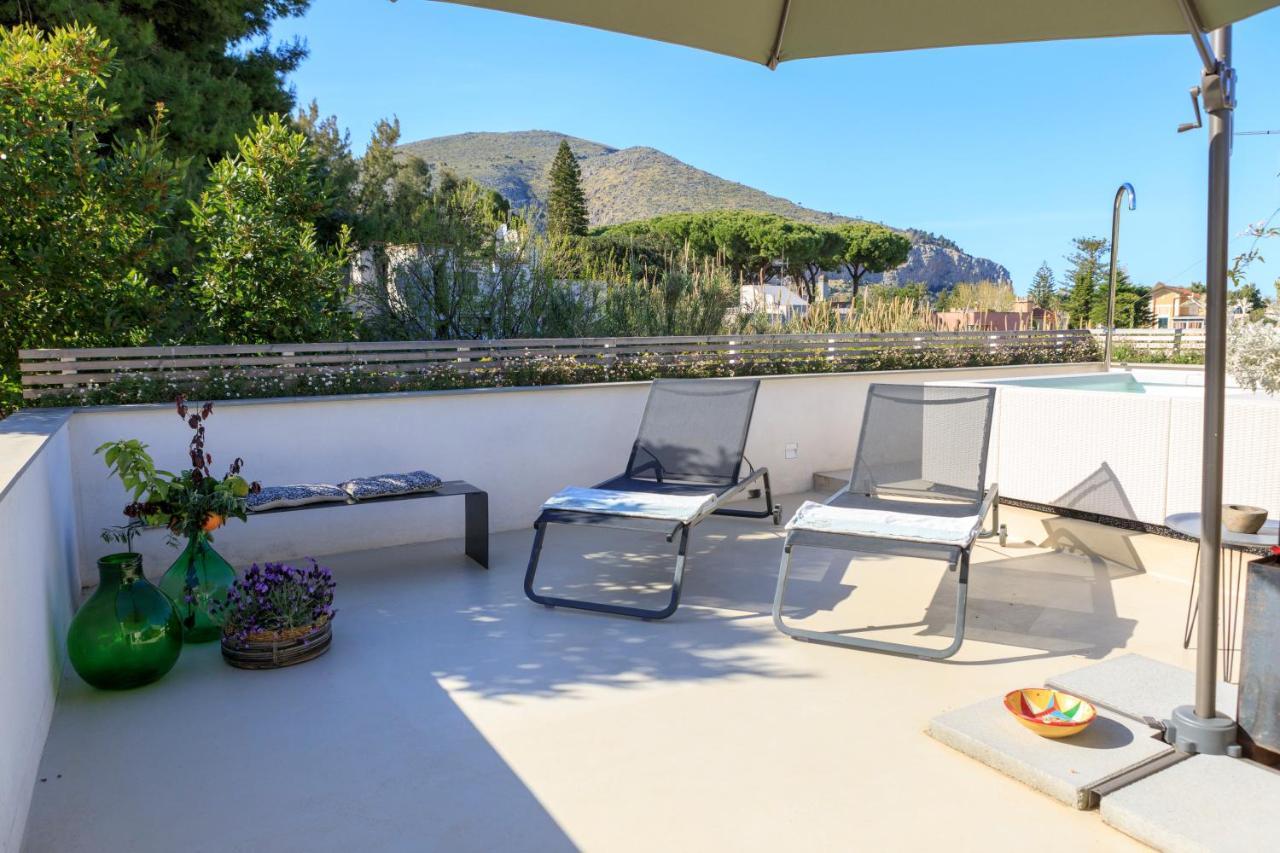 Domia Boutique Hotel E Cucina Mondello Bagian luar foto